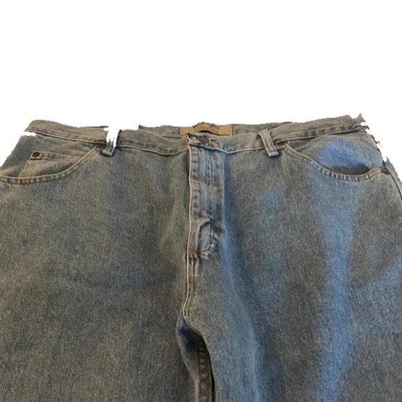 Wrangler authentic men’s jeans size 40 X 36 bootcut jeans - Picture 4 of 7